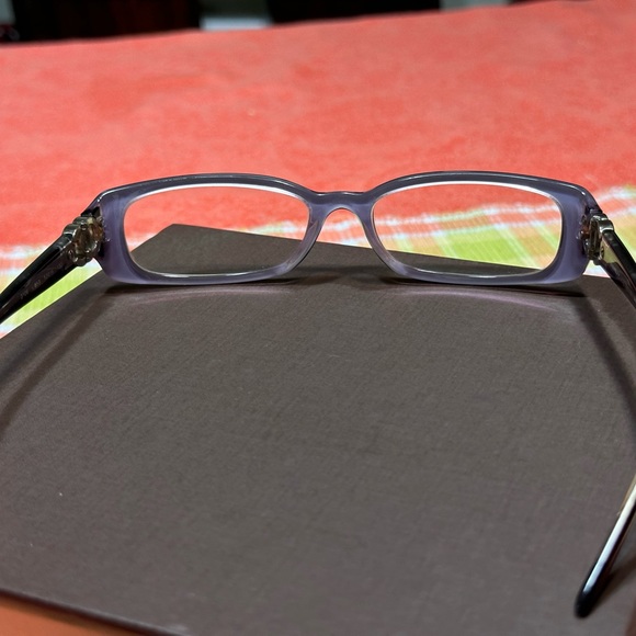 Chanel Vintage Glasses 50mm Black on Puple - Picture 6 of 15